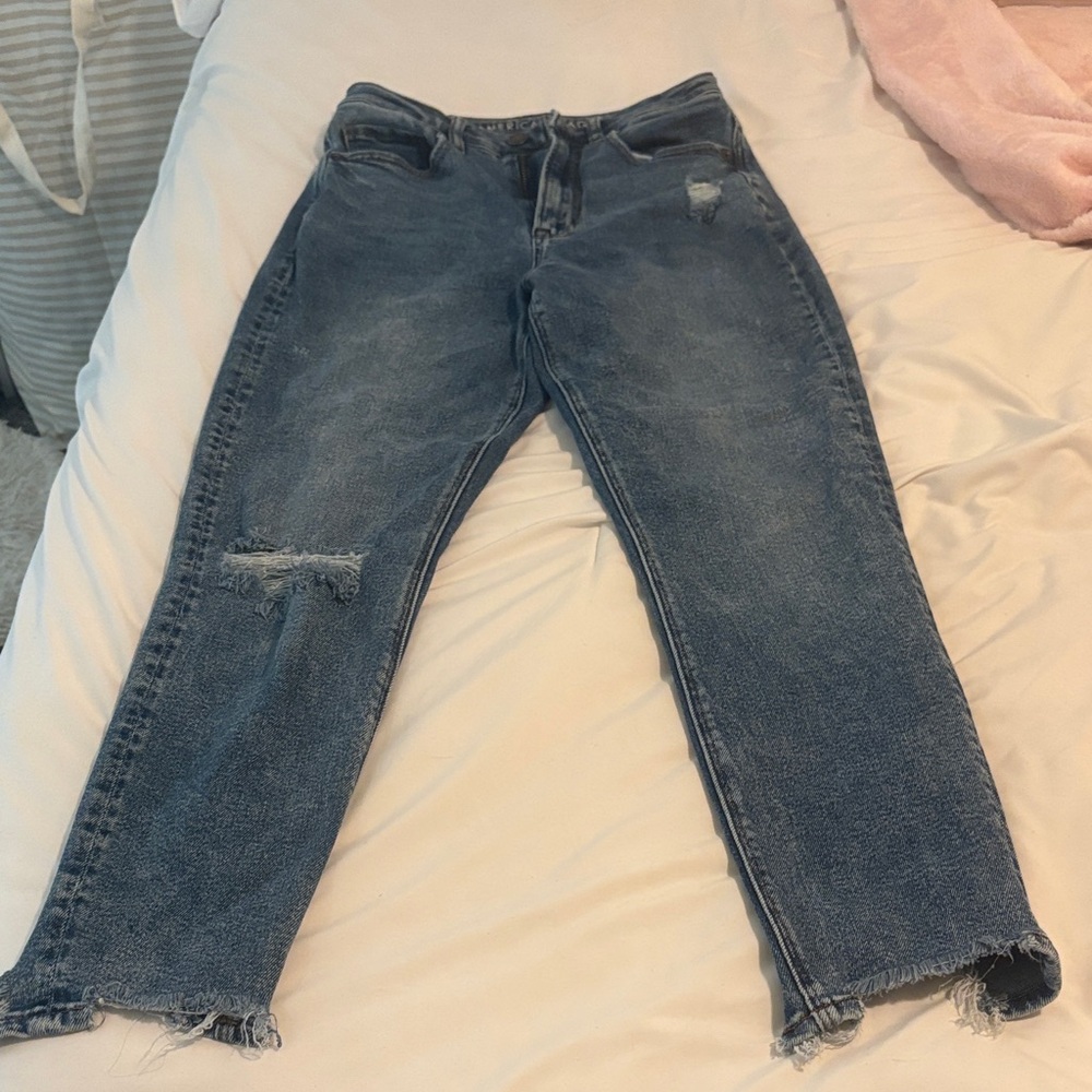 American Eagle Outfitters Dark Washed Boyfriend Jeans